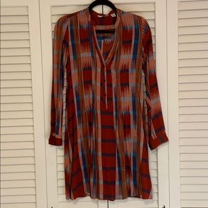 Anthropologie plaid dress